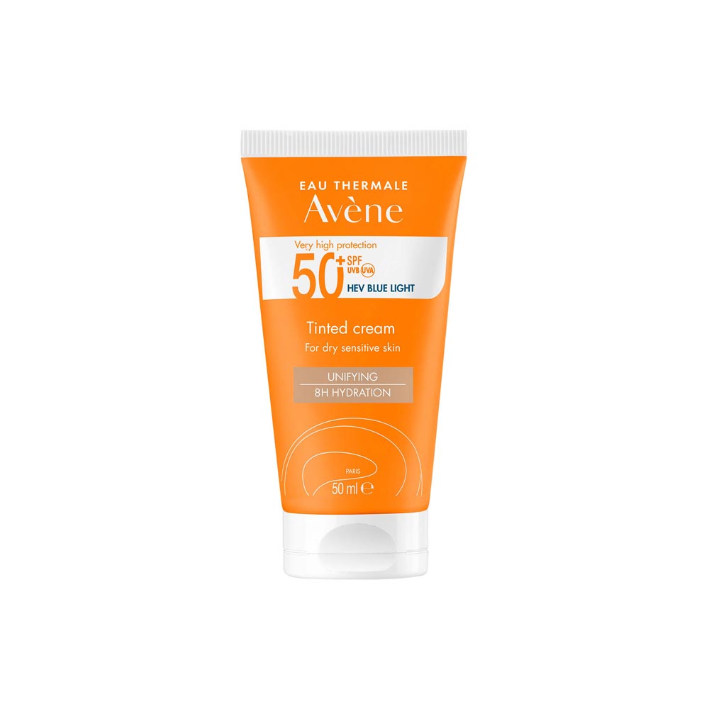 Avene Cream Tinted SPF 50+ 50ml – hydrating sunscreen for dry skin