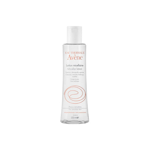 Avene Micellar Lotion 200ml bottle – No-rinse cleanser and makeup remover for sensitive skin