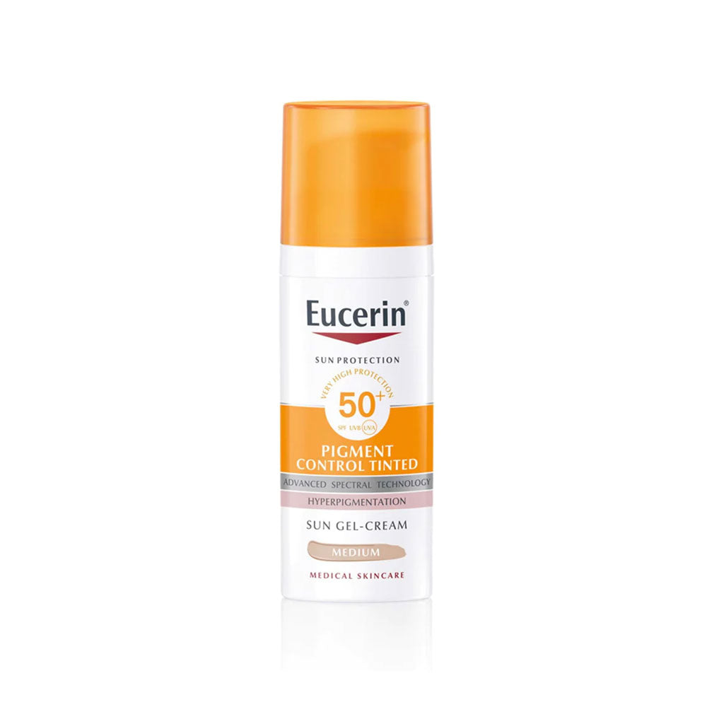 Eucerin SPF 50+ face sunscreen for pigmentation and dark spots