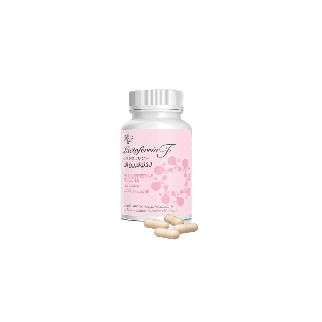 LactoferrinF Japanese prebiotic supplement – 60 enteric-coated capsules for immune and pregnancy support