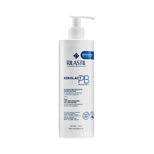 Rilastil Xerolact PB Balm | Face and Body Lipid-Replenishing Moisturizer