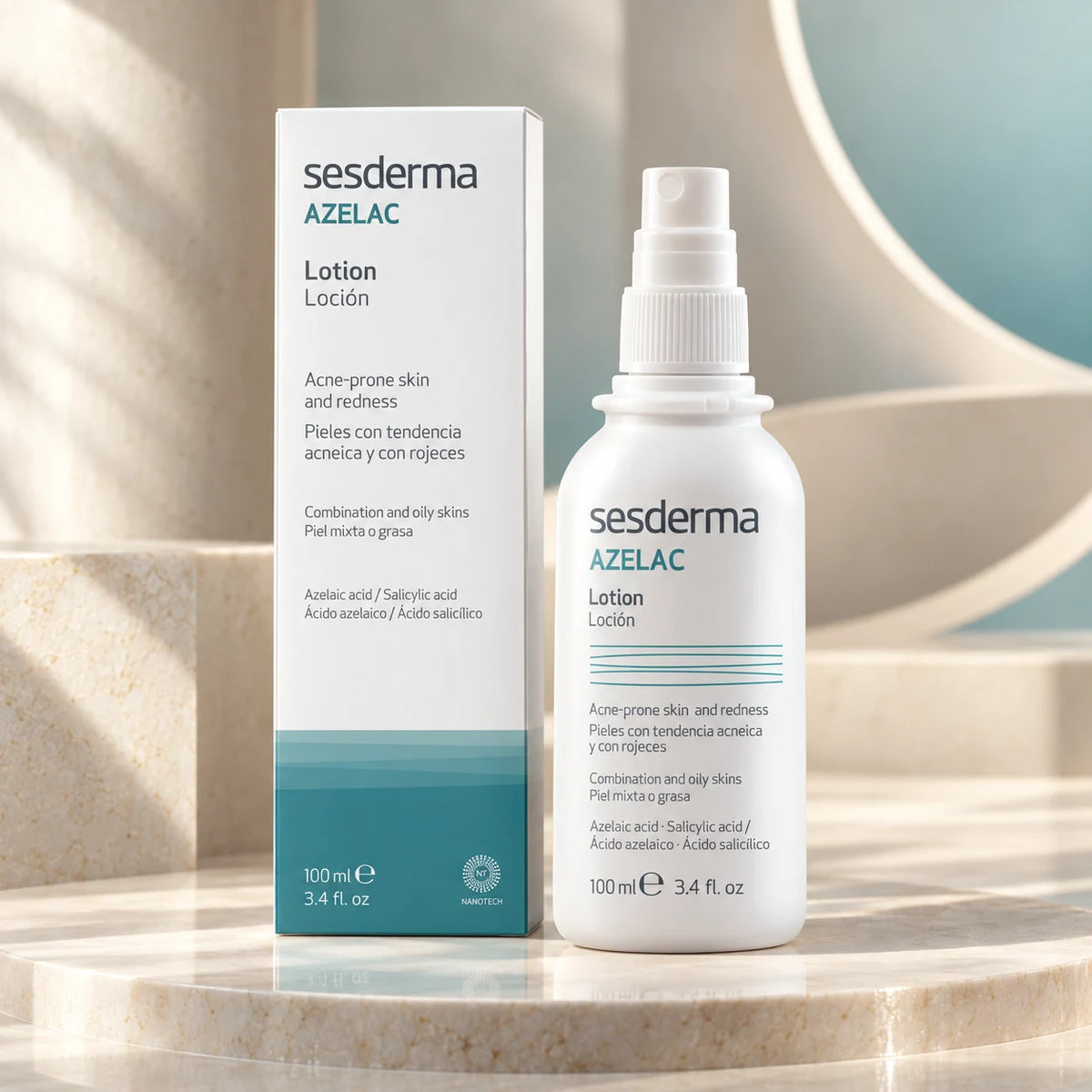 Sesderma Azelac Lotion | Combination to Oily Skin | 100 ML