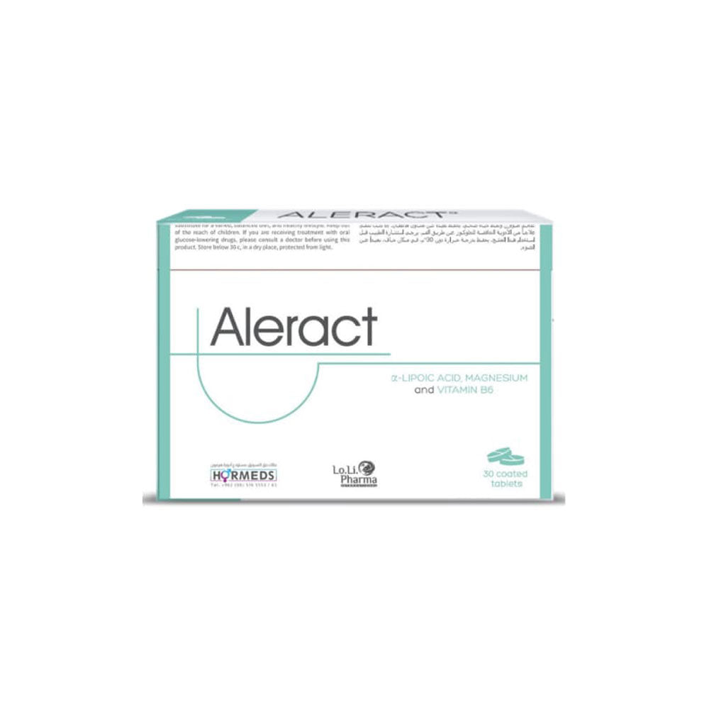 Aleract Tablets supplement with alpha-lipoic acid, magnesium & vitamin B6 for pregnancy and miscarriage support.