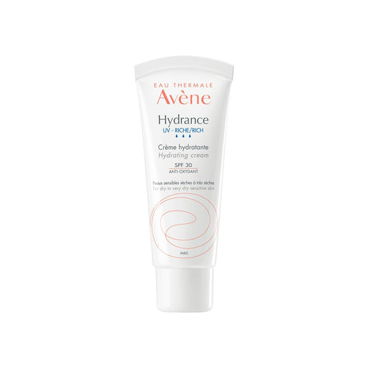 Avene Hydrance Rich SPF30 Hydrating Cream 40 ml – rich moisturizer with hydration and SPF protection for dry sensitive skin