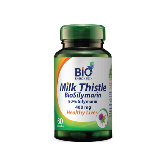 BioSilymarin Milk Thistle 500 mg capsules silymarin supplement for liver support and antioxidant balance