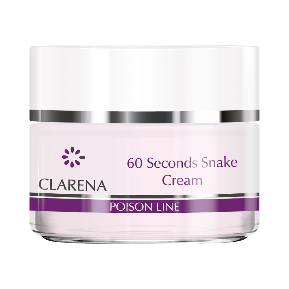 Clarena 60 Seconds Snake Cream – Lifting Anti-Wrinkle Day Cream, 50ml