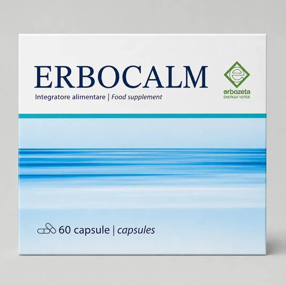 ERBOCALM GABA 500 mg capsules relaxation and sleep support 60 capsules