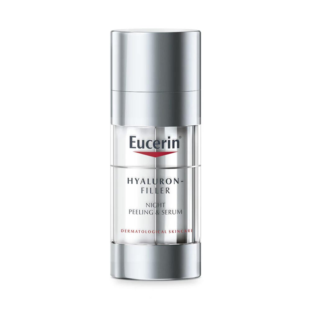 Eucerin Hyaluron-Filler Night Peeling & Serum – exfoliating night serum with hyaluronic acid for smoother, radiant skin