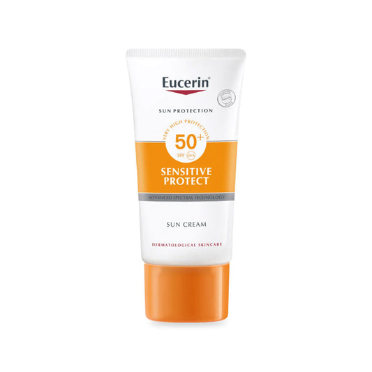 Eucerin Sun Cream Sensitive Protect SPF50+ | Lightweight facial sunscreen for sensitive skin