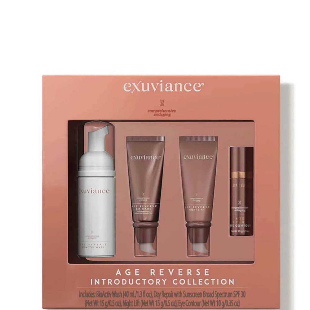 Close-up of Exuviance Age Reverse Day Repair SPF 30, showcasing its anti-aging and sun protection benefits.