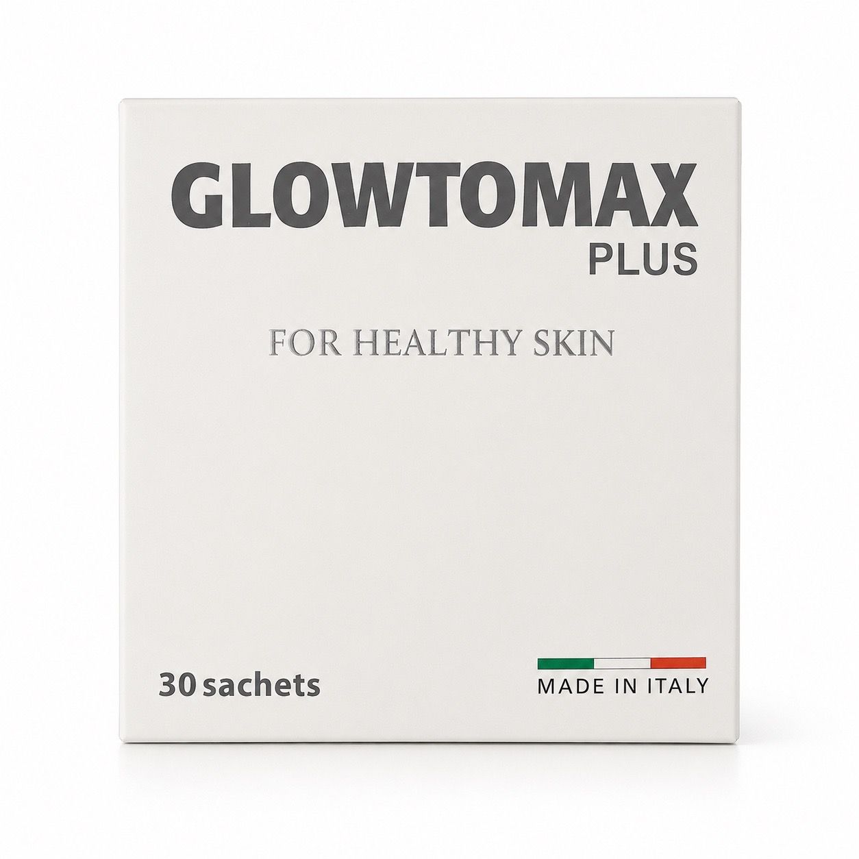 GLOWTOMAX PLUS Glutathione, Collagen & Hyaluronic Acid Skin Formula | 30 Sachets