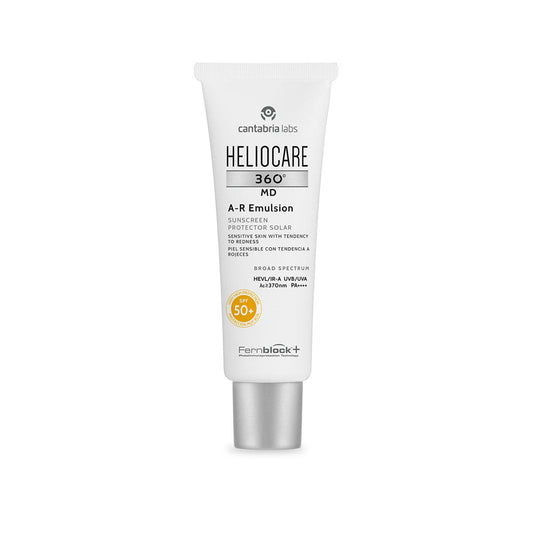 Heliocare 360 AR Mineral Emulsion SPF 50+ sunscreen for redness-prone sensitive skin