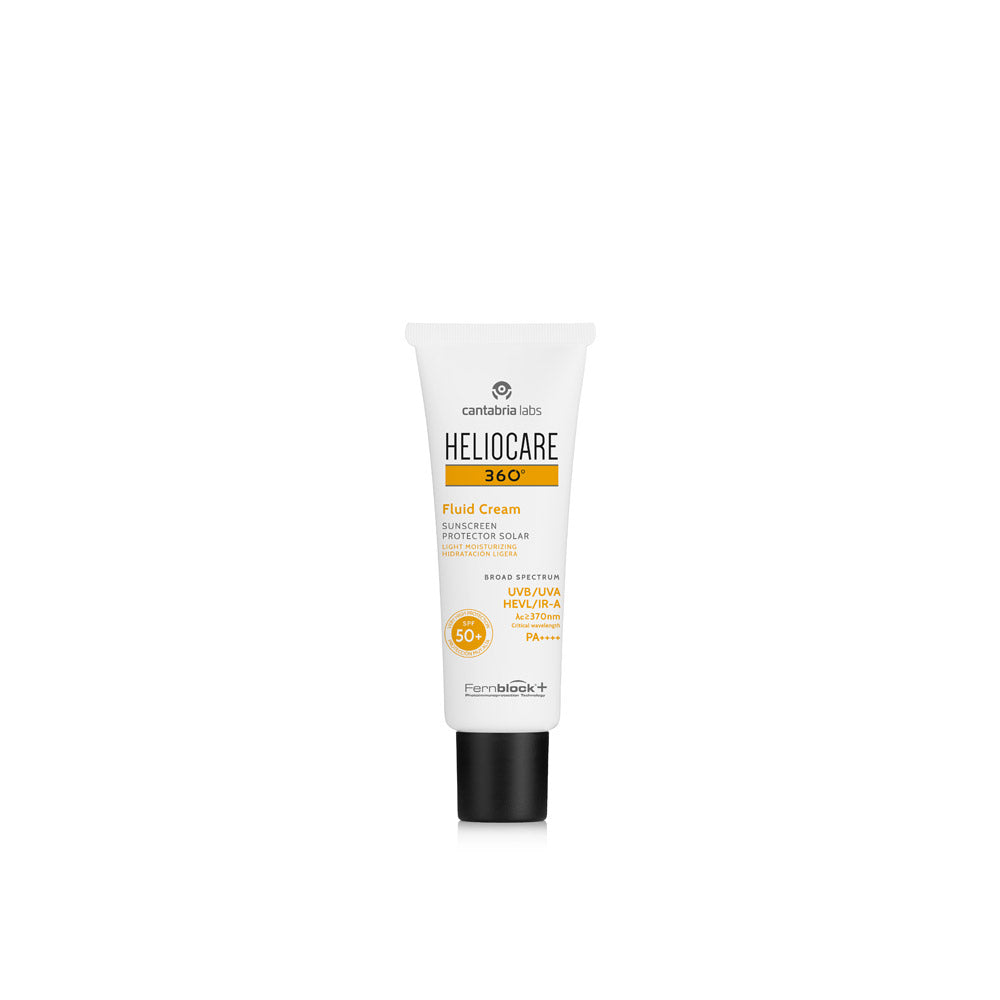 Heliocare 360 Fluid Cream SPF 50+ hydrating sunscreen for normal and dry skin