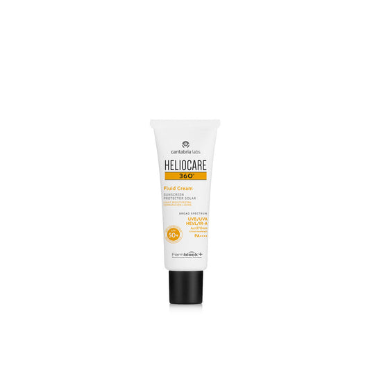 Heliocare 360 Fluid Cream SPF 50+ hydrating sunscreen for normal and dry skin