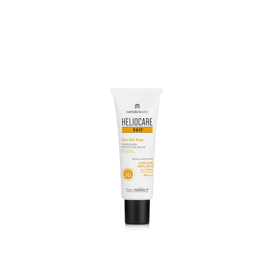 Heliocare 360 Gel Oil-Free SPF 50+ sunscreen for oily and acne-prone skin