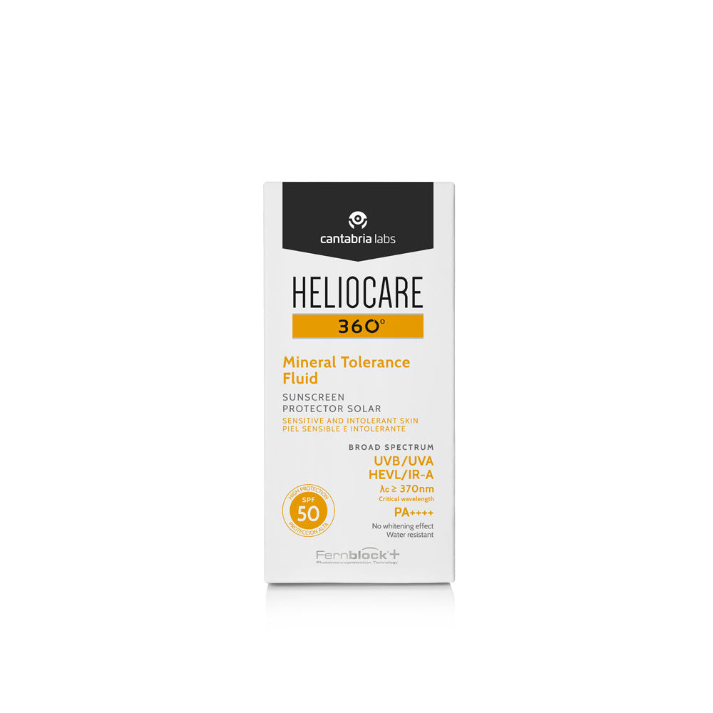 Heliocare Mineral Tolerance Fluid lightweight sunscreen with invisible finish