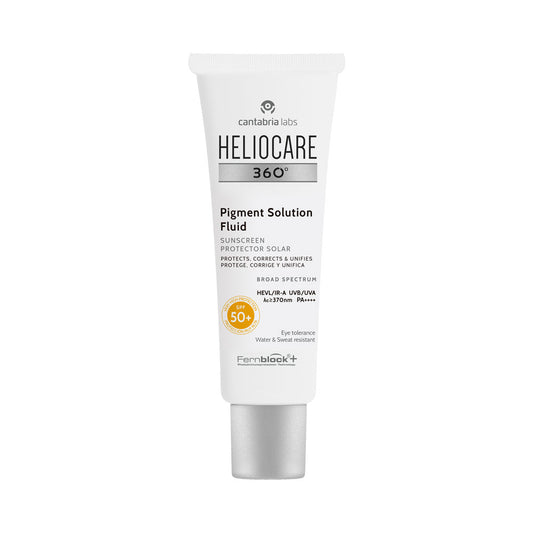 Heliocare 360 Pigment Solution Fluid SPF 50+ sunscreen for hyperpigmentation and dark spots