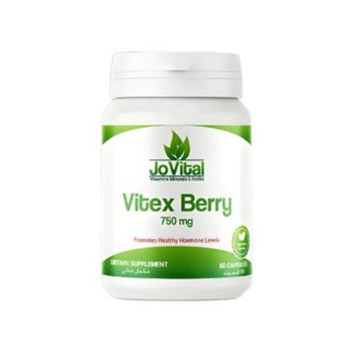 Jovital Vitex Berry 750mg – Natural Hormonal Support for Women – 60 Capsules