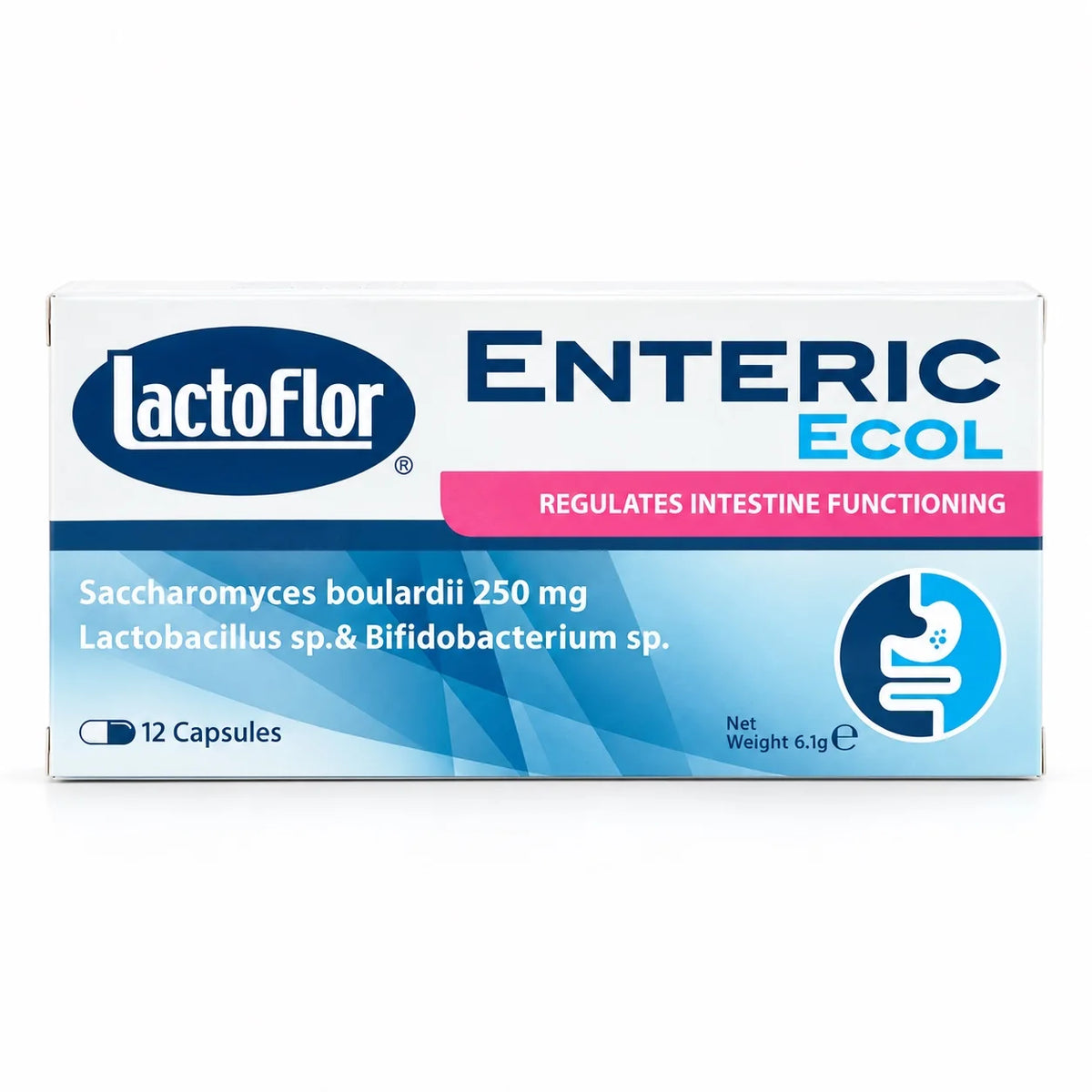 LactoFlor Enteric Ecol – Probiotic & Prebiotic Complex | 12 Capsules