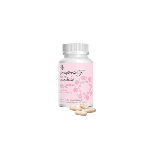 LactoferrinF Japanese prebiotic supplement – 60 enteric-coated capsules for immune and pregnancy support