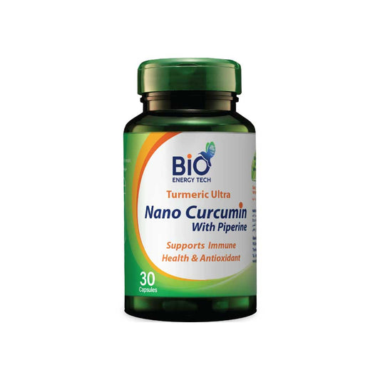 Bio Nano Curcumin 500 mg capsules with piperine high absorption turmeric extract supplement