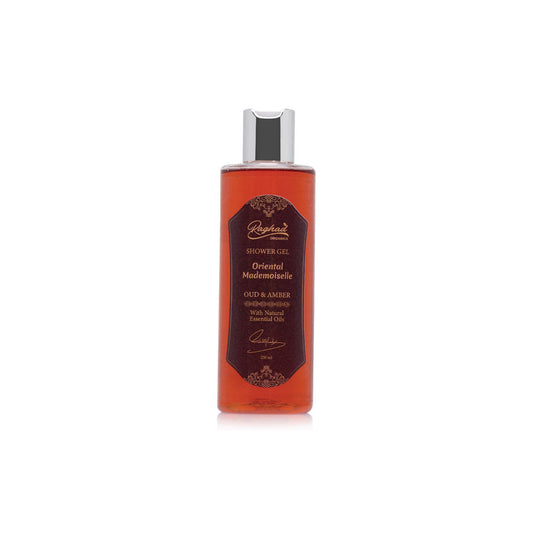 Raghad Organics Oriental Mademoiselle Shower Gel – luxurious cleansing with soft foam, hydration, and a long-lasting scent
