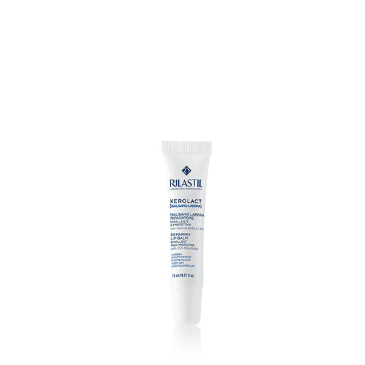 Rilastil Xerolact Repairing Lip Balm 15 ml for dry cracked and chapped lips