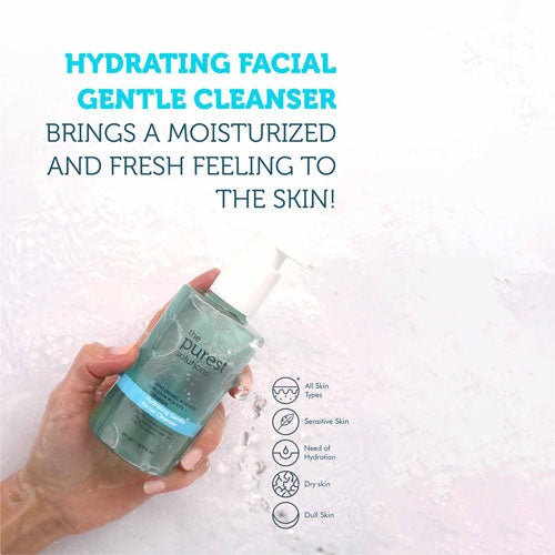 Daily hydrating facial cleanser with ceramides and 4D hyaluronic acid for all skin types
