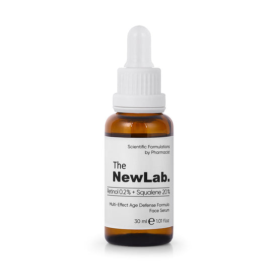 The NewLab Niacinamide 5% + Alpha Arbutin 2% Face Serum for brightening and reducing dark spots, age spots, and acne marks.