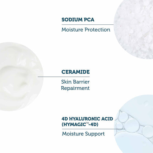 Close-up of The Purest Solutions Hyaluronic Acid Gentle Facial Cleanser gel active ingredients