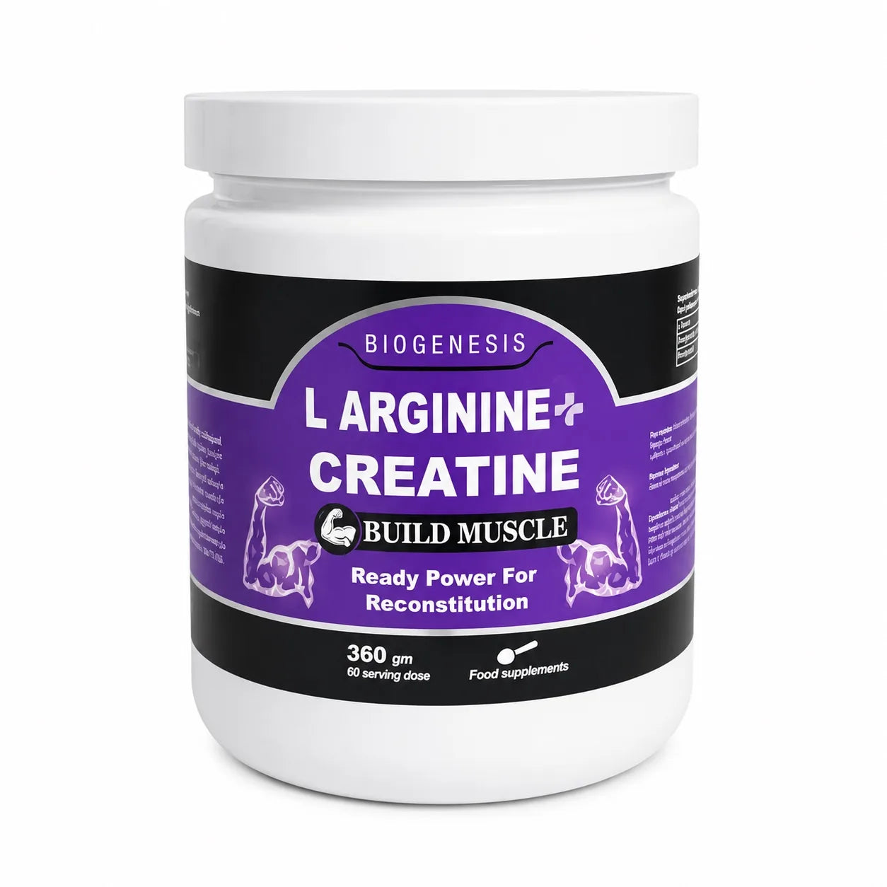 Biogenesis L-Arginine + Creatine 360 g – 60 Servings