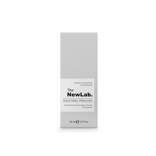 The NewLab Botanical Collagen-Peptide Complex serum, a hydrating and firming solution to reduce fine lines and restore skin elasticity