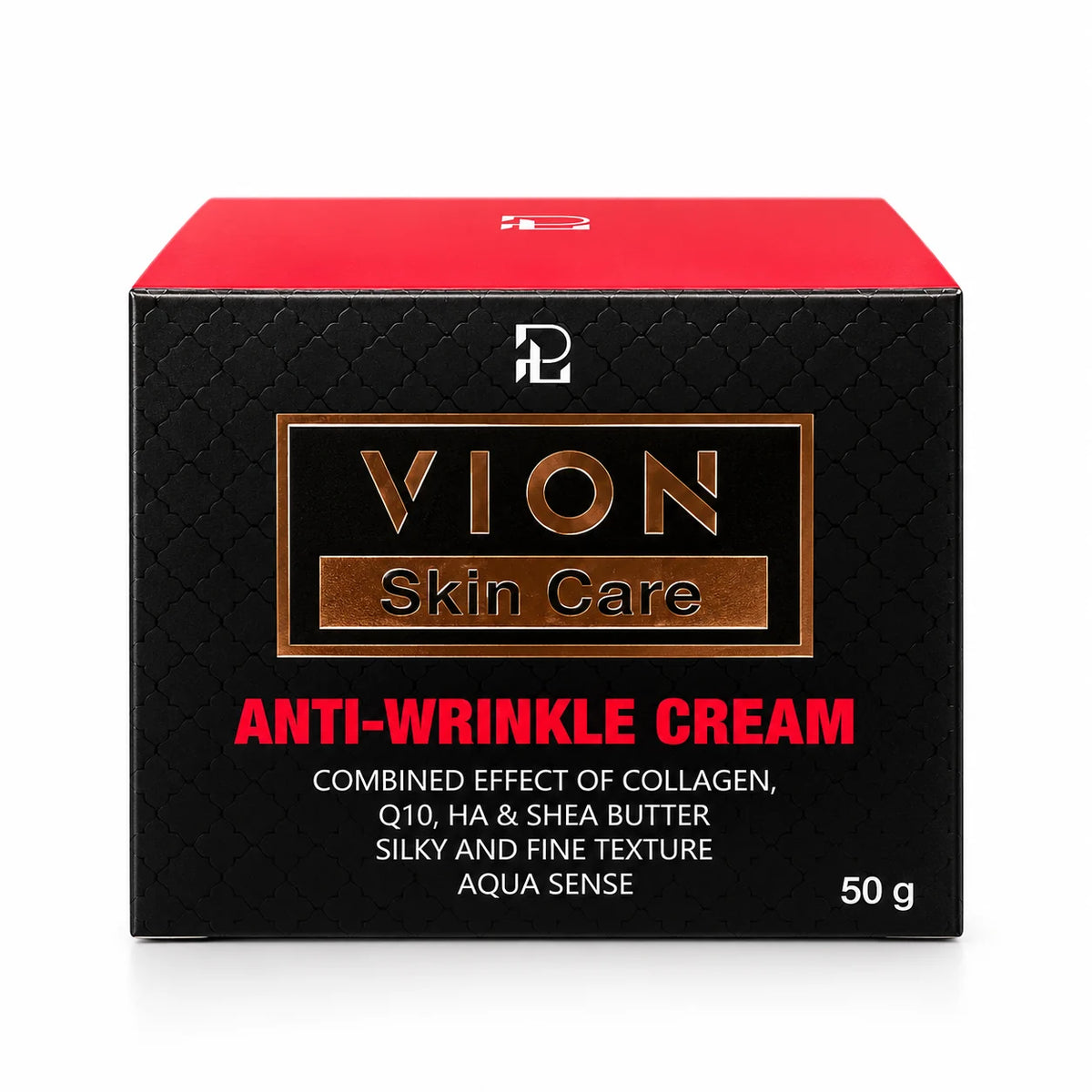 VION Anti-Wrinkle Cream with CoQ10, Collagen & Hyaluronic Acid 50g